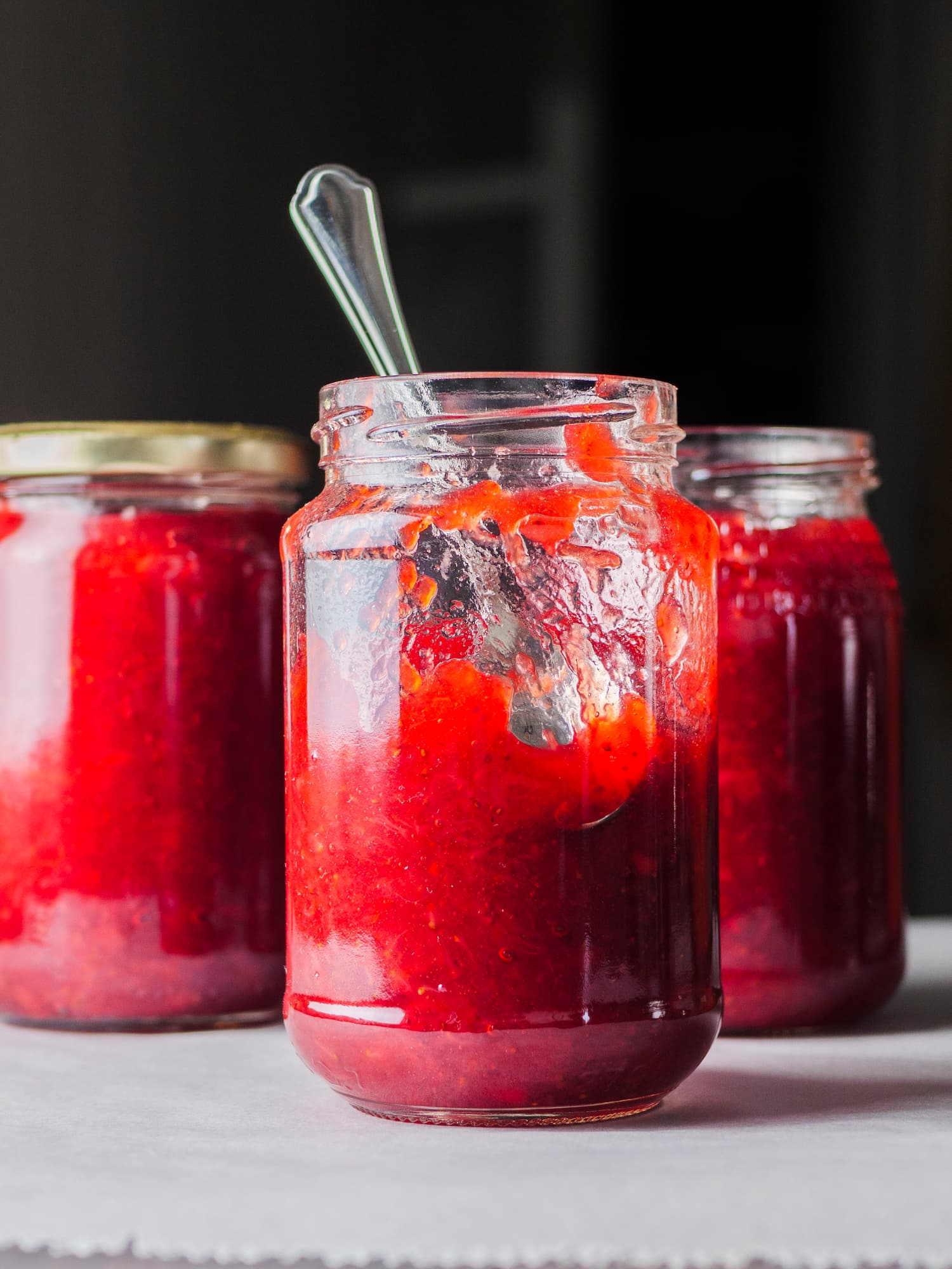 Sure Jell Strawberry Jam in a jar