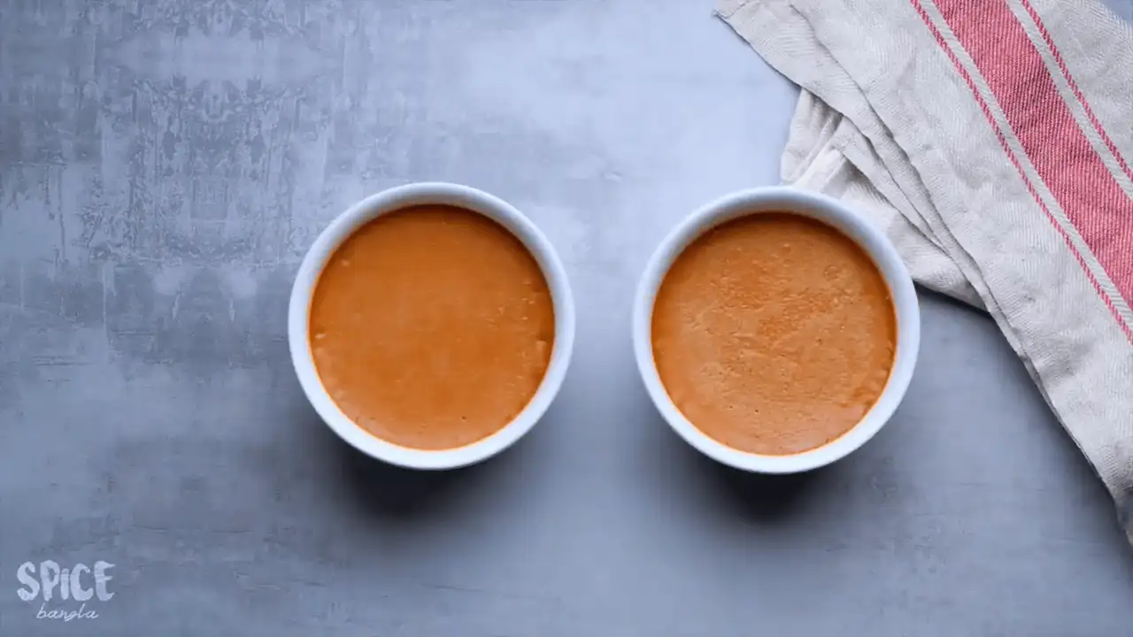 Easy caramel custard recipe in ramekins