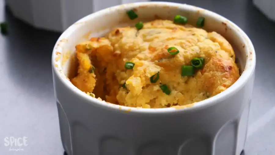 Potato Souffle in ramekins