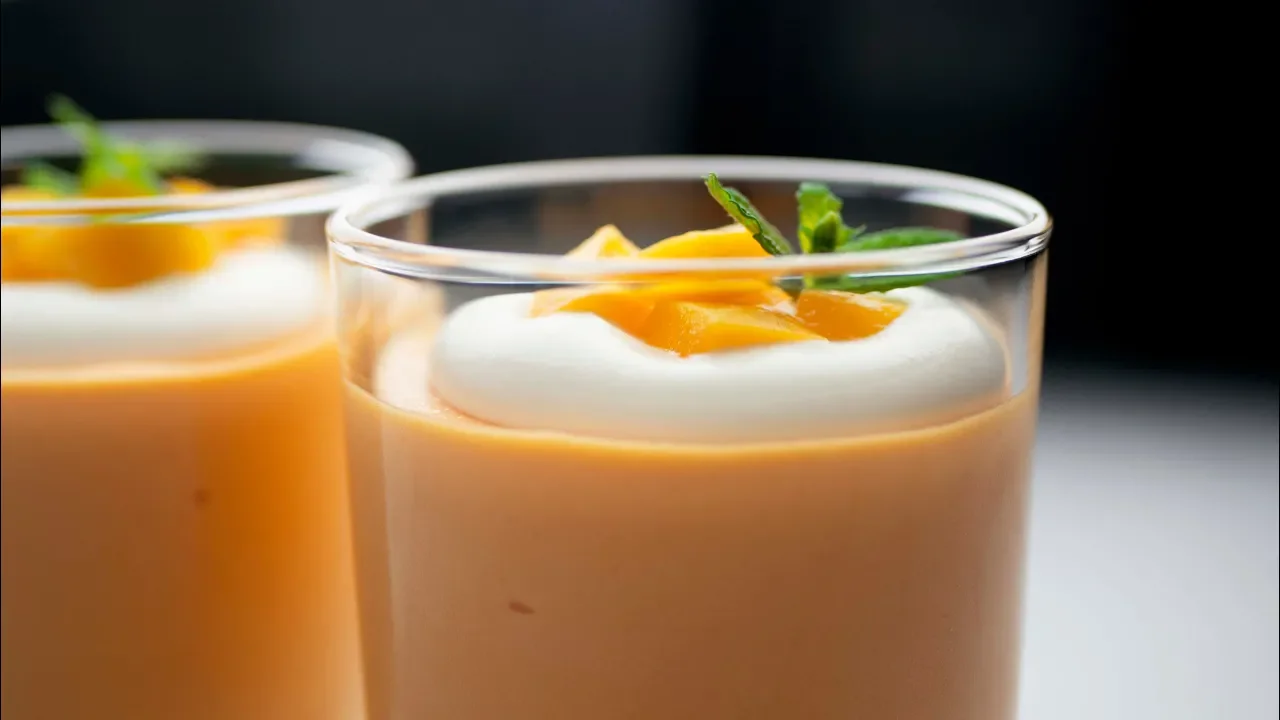 Only 3 Ingredient Mango Mousse Recipe In 15 Minutes