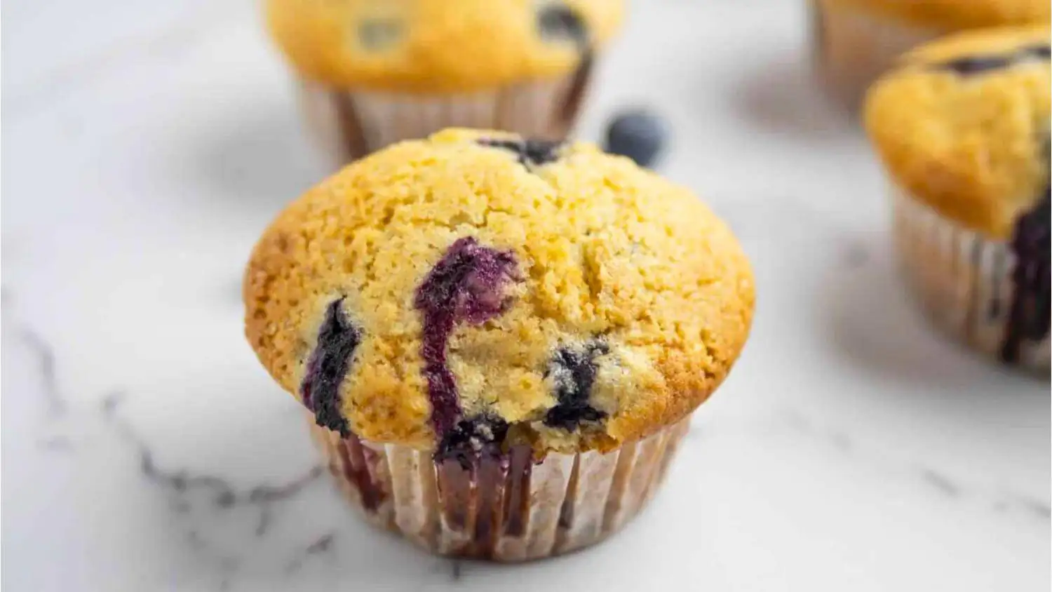 Soft And Moist Blueberry Muffins