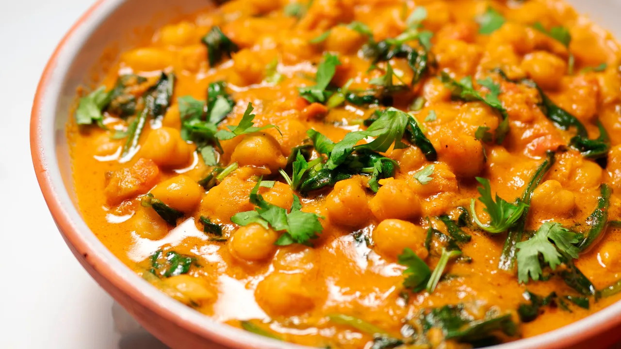 Chickpea Spinach Curry