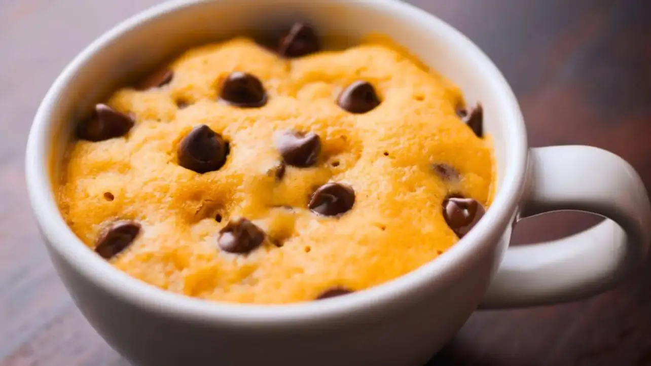 Chocolate chip cookie in a Mug