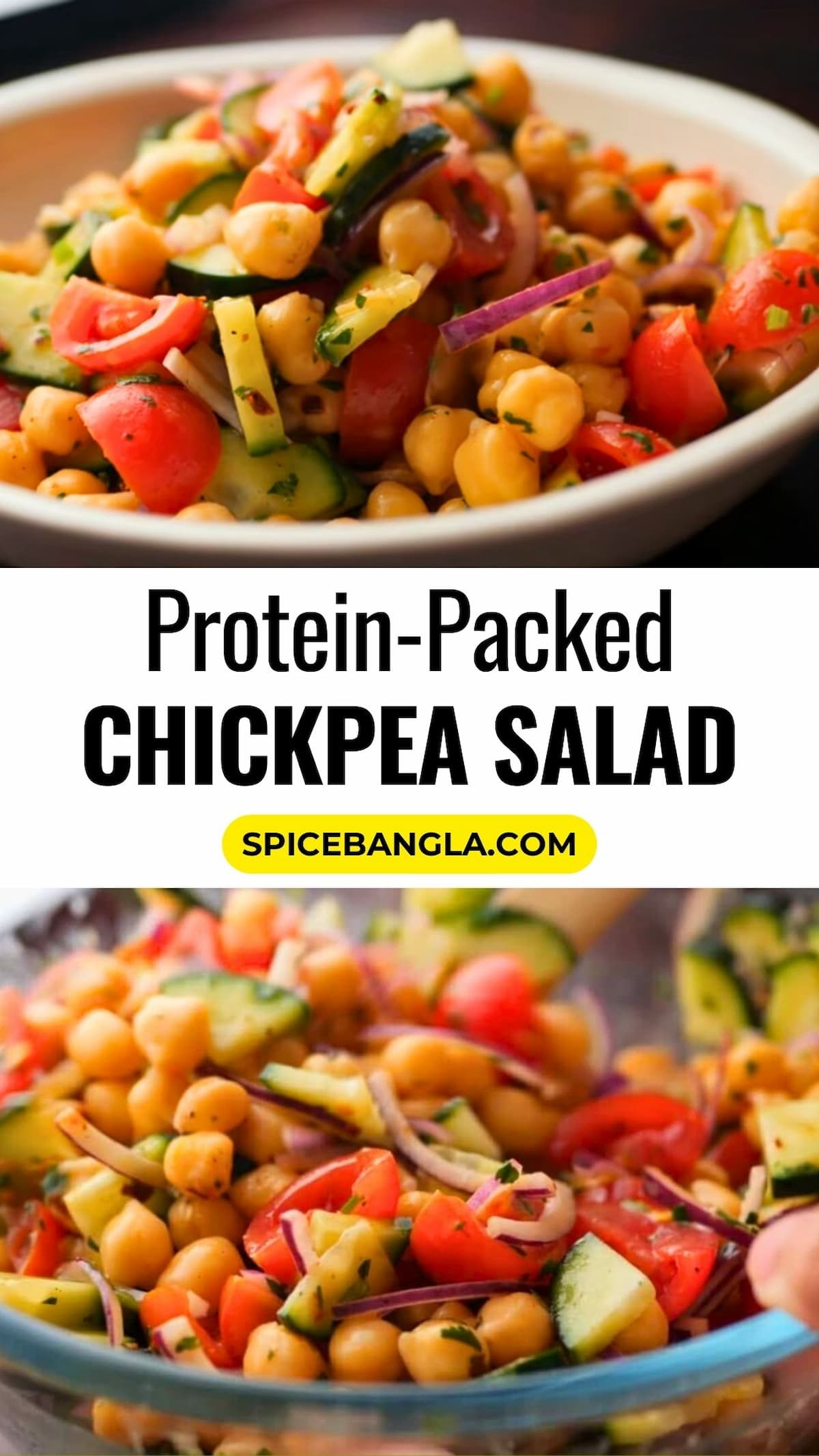 Most Satisfying Protein-Packed Chickpea Salad