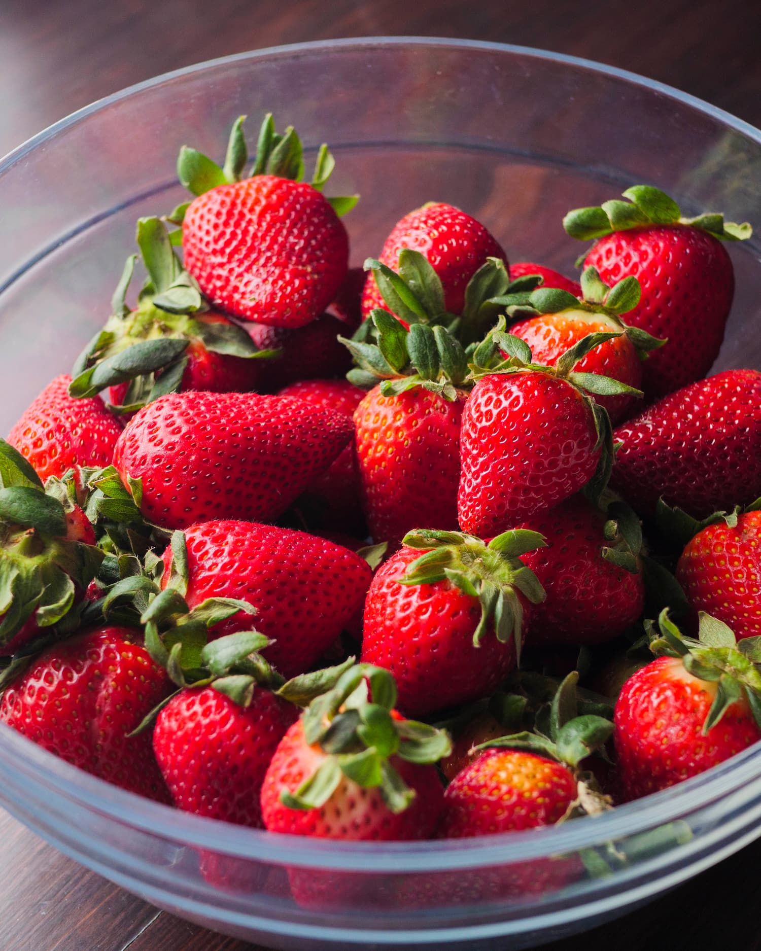 Strawberries in a bowl