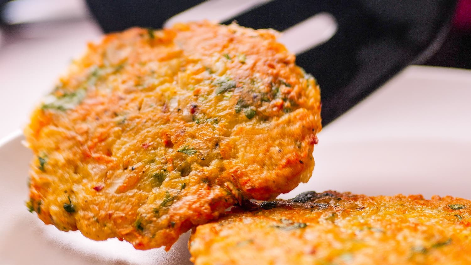 potato and carrot fritters recipe