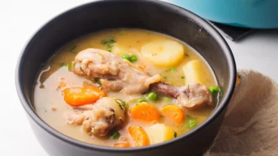 Chicken Stew Recipe in a serving bowl