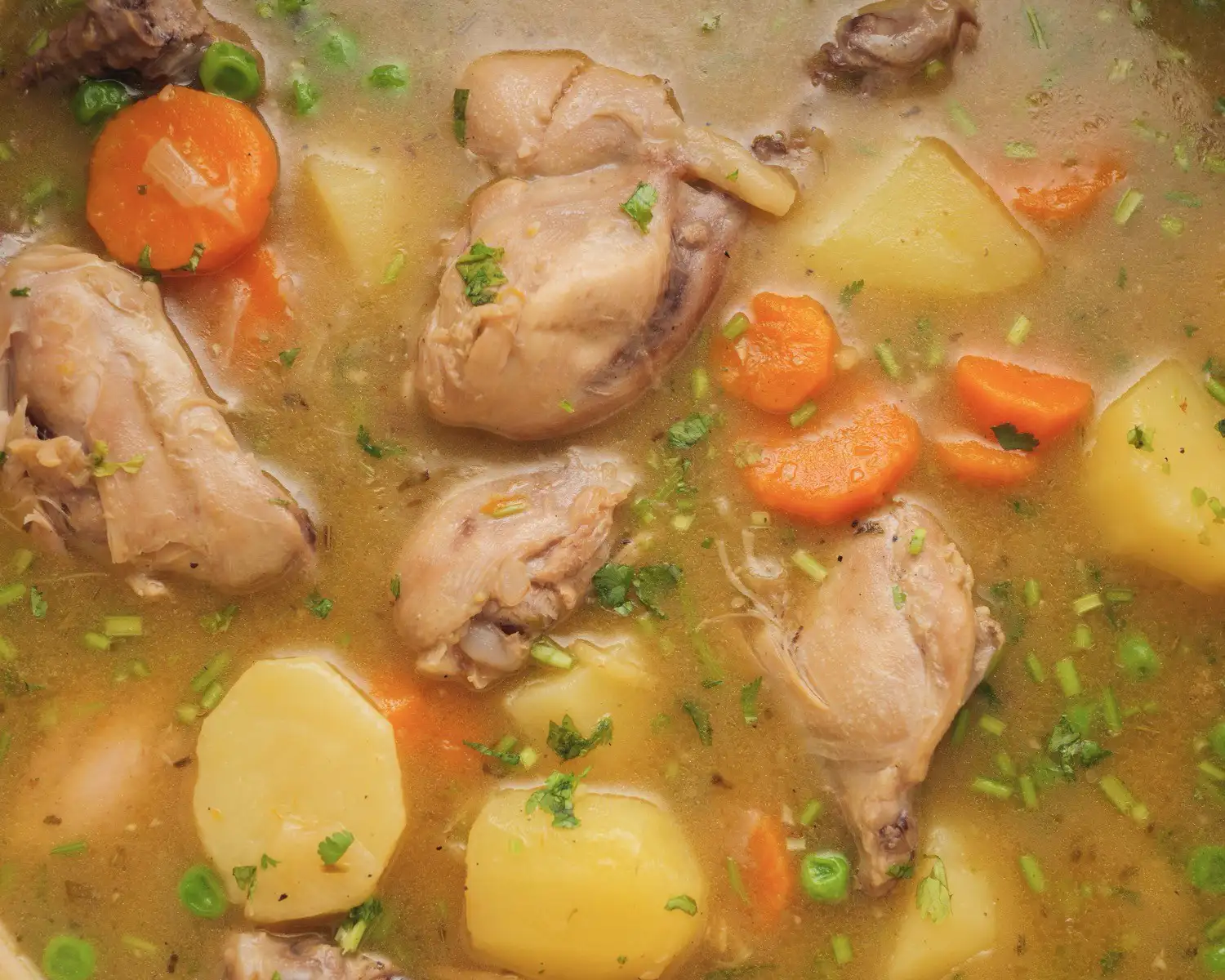 Chicken Stew Recipe in a Dutch oven