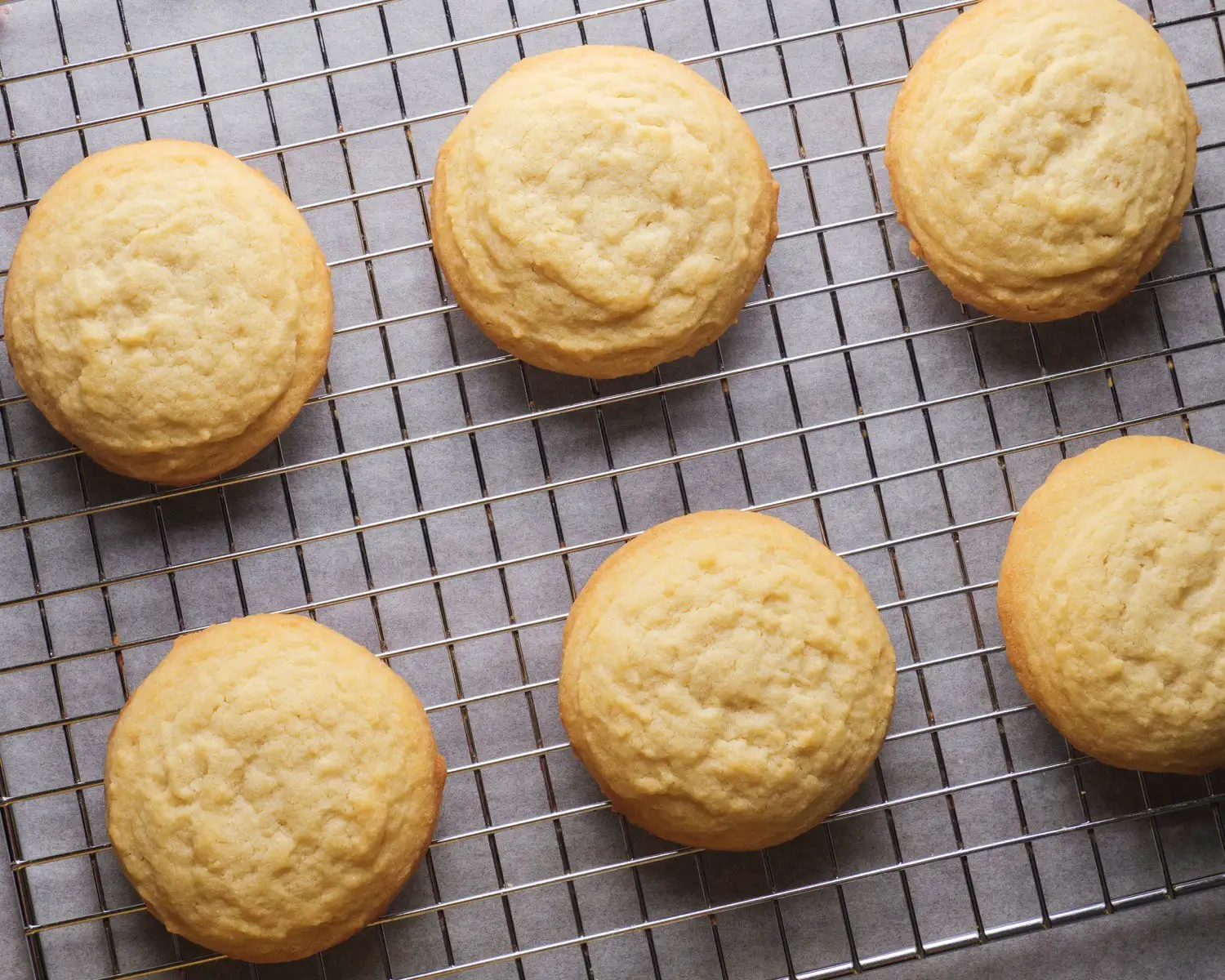 Sugar Cookies Recipe on a cooling rack