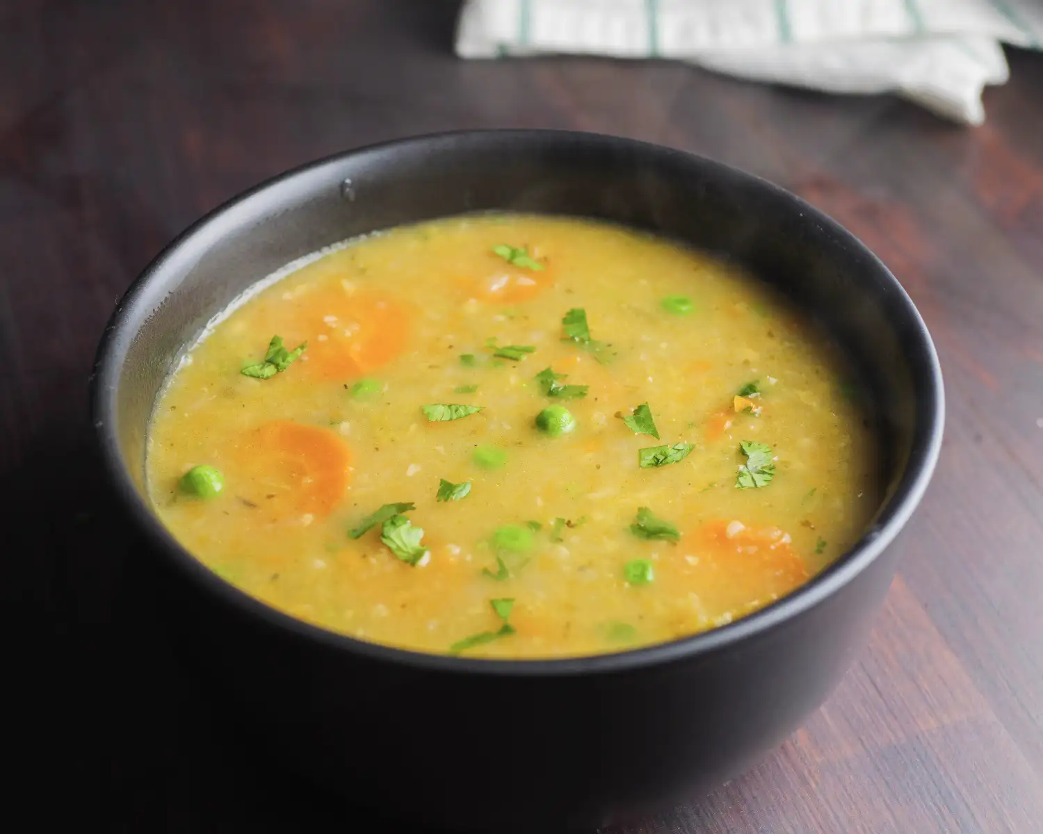 Vegetable Soup Recipe in a serving bowl