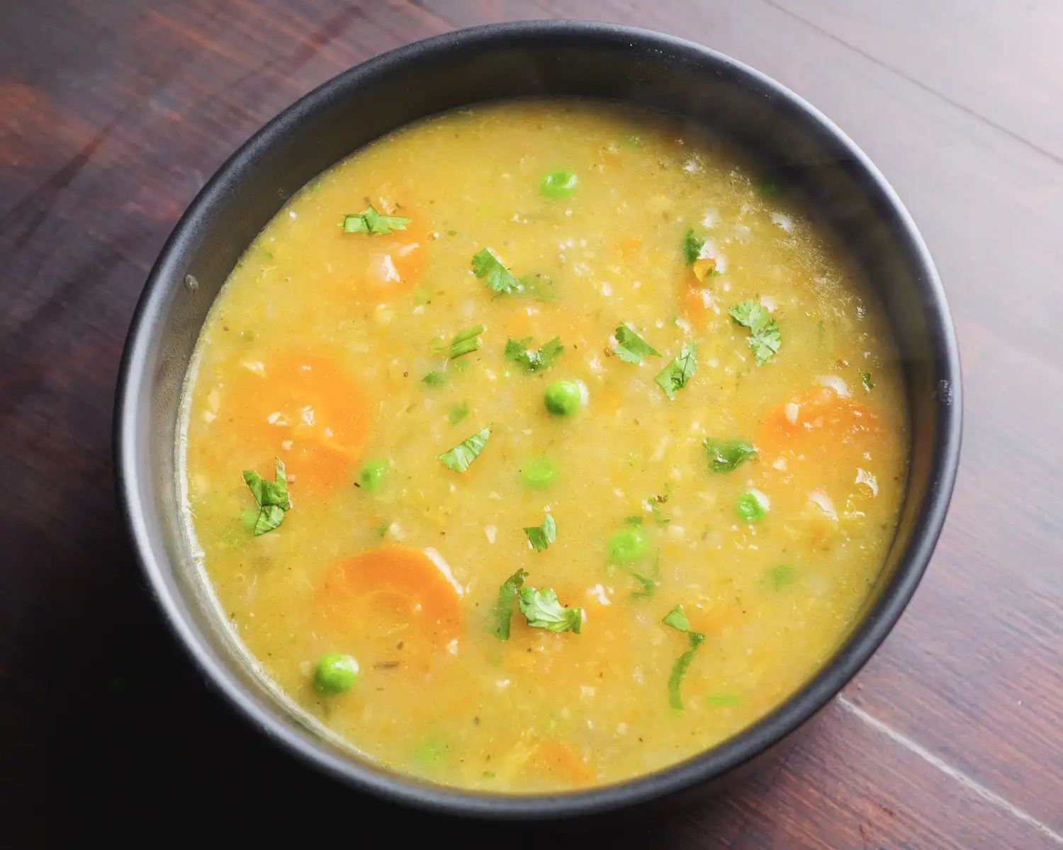 Vegetable Soup Recipe in a serving bowl