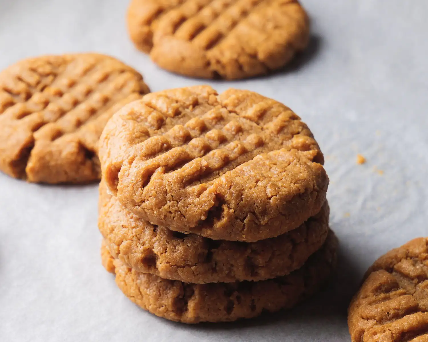 Peanut Butter Cookie stakes on the surface