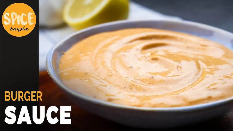 Homemade Burger Sauce Recipe