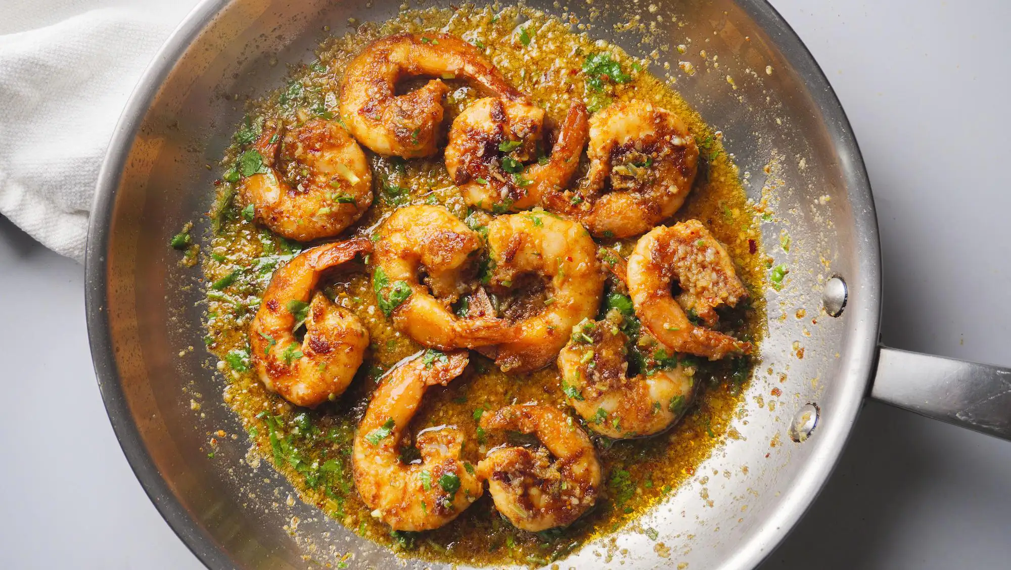 Hawaiian Garlic Shrimp